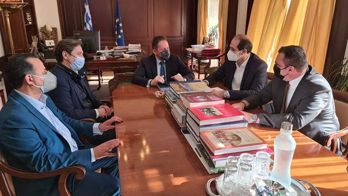 Φωτογραφία Συνάντηση Δημάρχου Νάουσας